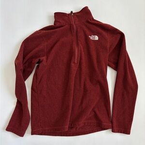 Red The North Face Quarter Zip - Men’s Medium